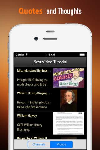 William Harvey Biography and Quotes: Life with Documentary screenshot 3