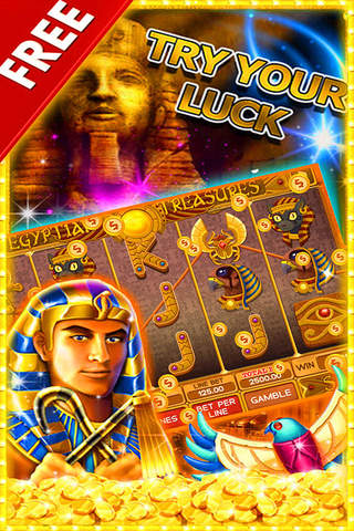 Egyptian Treasures Slots: Casino Slots Machines HD! screenshot 4