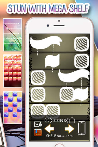 Home Screen Maker – Blur : Shelf Designer Icons Wallpapers For Free screenshot 2