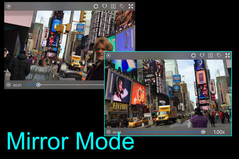 Simple Video Mini Player Lite - The good player of long movies, dance videos. so useful, video reversal mirror mode, camera mode screenshot 2