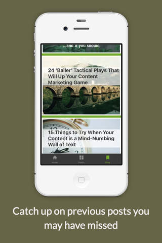 Contenta - content marketing and email list building through mobile apps screenshot 4