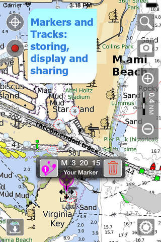 Aqua Map Hawaii - GPS with Offline Nautical Charts screenshot 2