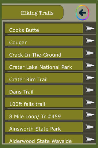 Oregon State Campgrounds And National Parks Guide screenshot 3
