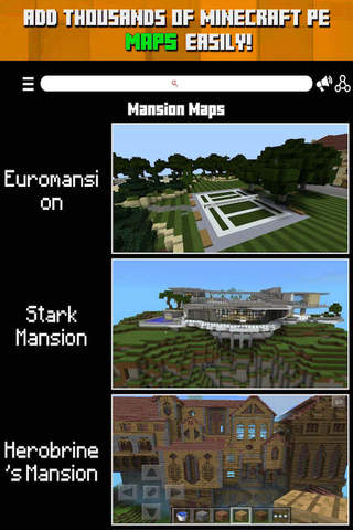 Modern Mansion MAPS for MINECRAFT PE. ( Pocket Edition ) screenshot 2