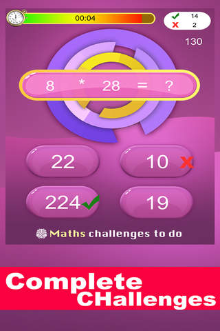 Maths Head Brain Workout - Master maths puzzle game screenshot 3