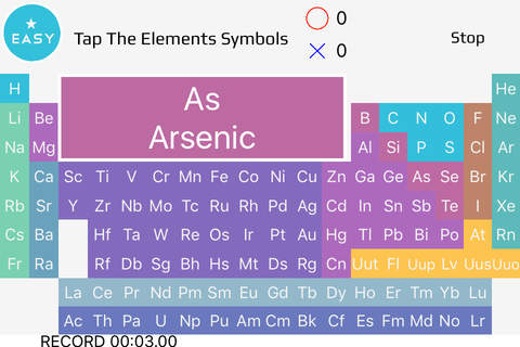 Tap The Elements Symbols ! - Let playing memorize . Element symbol !! screenshot 2