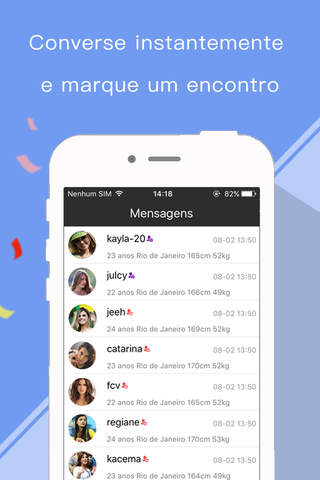 Paquera & Namoro – O melhor App para os solteiros encontrarem amor screenshot 4