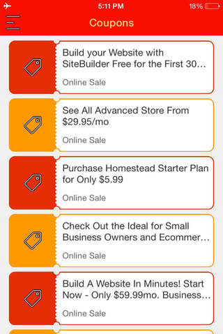 Coupons for Homestead screenshot 2