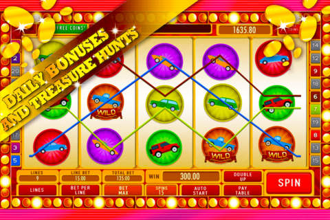 Super Highway Slots: Place a bet on the super car and earn giant casino rewards screenshot 3