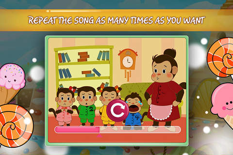 Five Little Monkeys Jumping On The Bed Nursery Rhyme screenshot 3