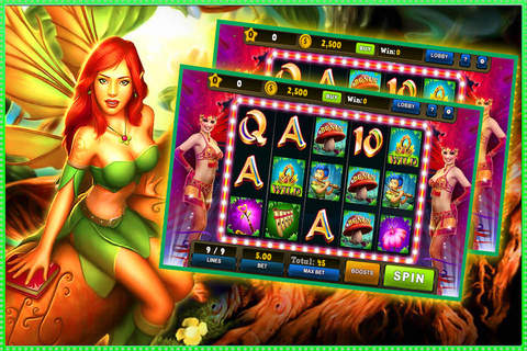 Angel Green Forest Games Free Slots: Free Games HD ! screenshot 2