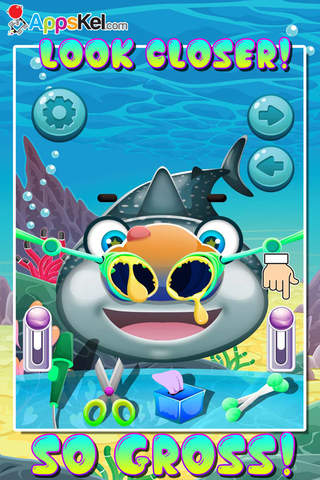 Clown Fish Nose Doctor Mania – Booger Simulator Games for Kids Free screenshot 3