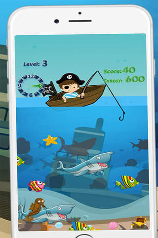 Pirates kids Fishing screenshot 3
