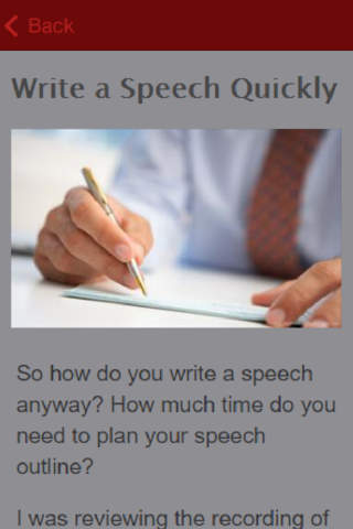 How To Write A Speech screenshot 2