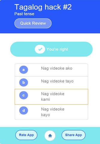 Learn Tagalog Fast Pro screenshot 4