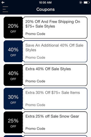 Coupons for Roxy screenshot 2