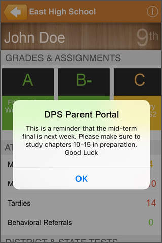 DPS Portal screenshot 4