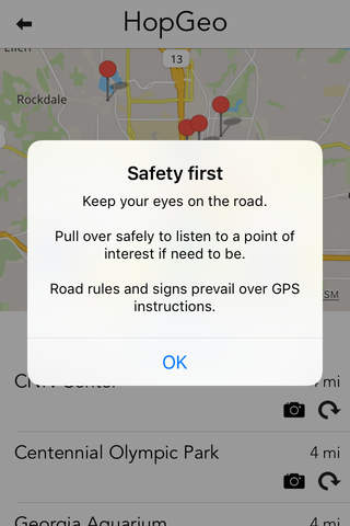 HopGeo - Quick driving tours with GPS navigation. screenshot 3