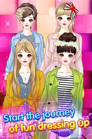 Glamorous Fashion Girl - Trendy Princess Make Up Girl Games screenshot 2