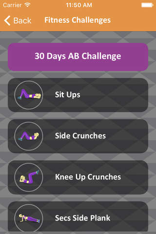 30 Day Exercise Fitness Challenges for weight loss screenshot 4