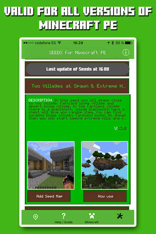 Seeds for Minecraft Pocket Edition - Free Seeds PE screenshot 2