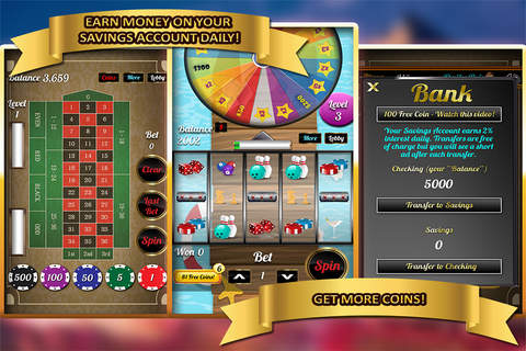 A Casino Blast! - Tons of Jackpots and Prizes screenshot 3