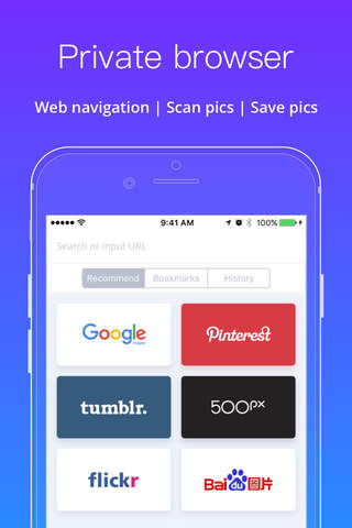 Privault - Photo Vault and Keep Safe with Built-in Secret Browser App screenshot 2