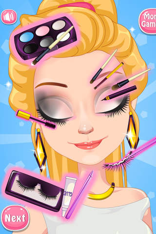 Summer Smoky Makeup Tutorial - Girl Salon Games screenshot 2