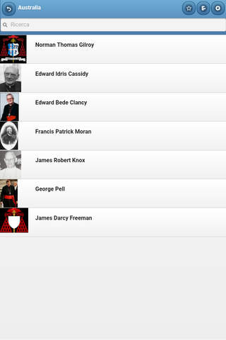 Directory of cardinals screenshot 2