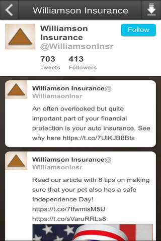 Williamson Insurance screenshot 2