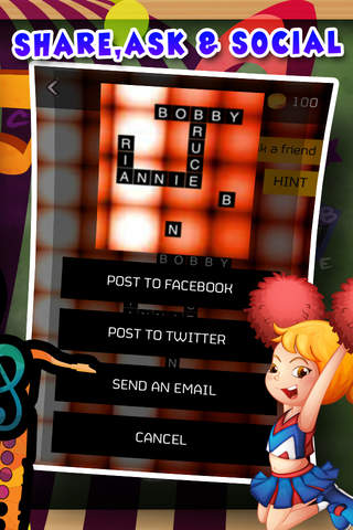 Words Scrabble : Find Music of Singer & a Song Hit Crossword Jigsaw Puzzles Free screenshot 3