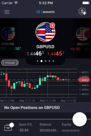 QFXMarkets Sirix Trader screenshot 2