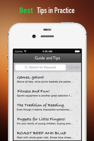 Picnic 101:Guide and Tips screenshot 4