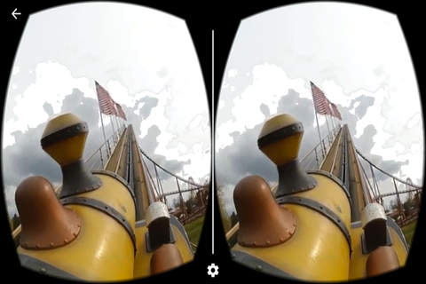 Train Ride - Roller Coaster VR 360 Virtual Reality screenshot 2