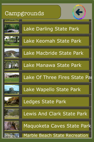 lowa State Campgrounds And National Parks Guide screenshot 2