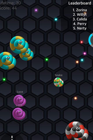 Hungry snake world: Slither worm.io hunter - Slithering challenge game screenshot 3