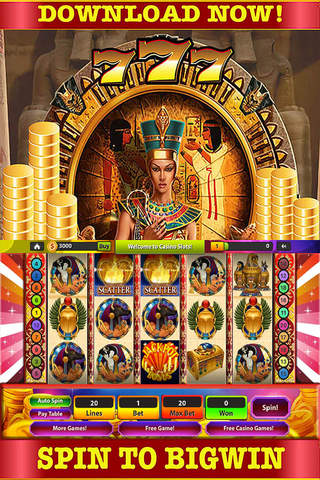 Classic Casino: Slots Of Pharaoh Spin ice Age Free game screenshot 3