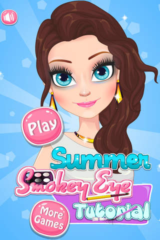 Summer Smoky Makeup Tutorial - Girl Salon Games screenshot 3