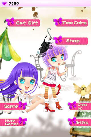 Adorable Sister - Fashion Cute Lovely Sister Flowers Dress Up Secret,Girl stand-alone  Game screenshot 3