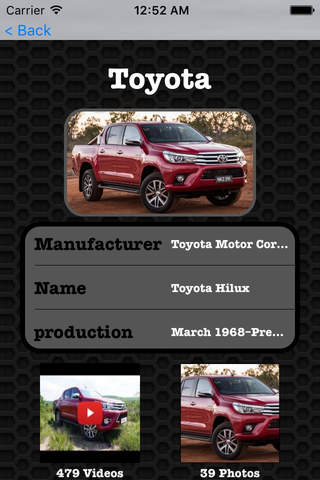 Best Cars - Toyota Hillux Photos and Videos | Watch and learn with viual galleries screenshot 2