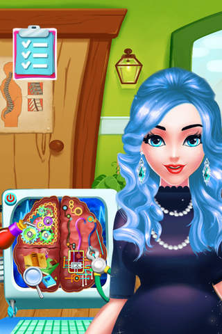 Fashion Lady's Brain Cure Salon - Beauty Surgeon Tracker/Cerebral Operation Games For Girls screenshot 3