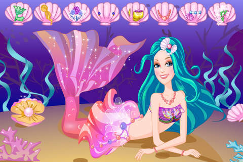 Princess Sparkle Dressup - Mermaid Fashion Salon screenshot 2
