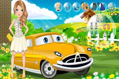 Weekend Car Wash - Cute Cart、Princess Driver Dress Up Show screenshot 2