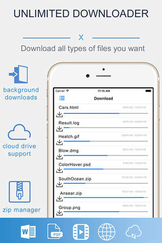 iDL Free - Cache Music, Video for Cloud Drive & Offline File Manager screenshot 2