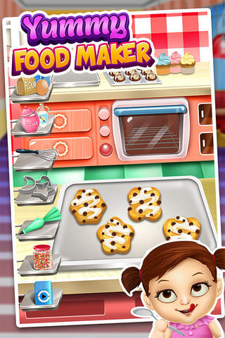 Yummy Food Maker Salon - Ice Pop Candy Cake Making & Fair Pancake Cooking Games 2! screenshot 2