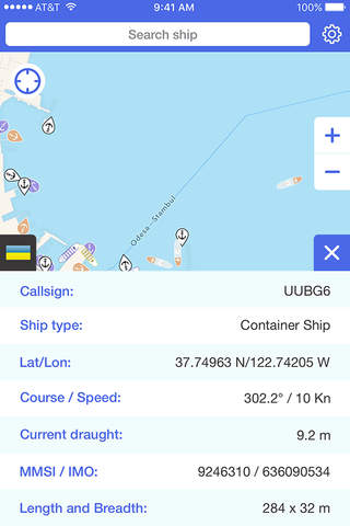 Ocean Live - Ship Status Tracker and Marine Traffic. screenshot 2