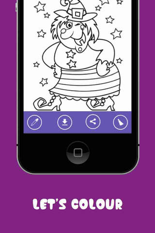 Halloween Coloring Pages - Free coloring book for kids and adult screenshot 3