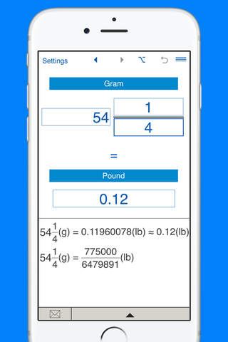 Pounds to grams and g to lbs weight converter screenshot 4