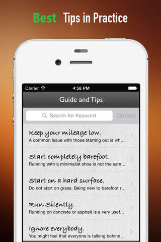 Barefoot Guide:Run Barefoot Tips and Tutorial screenshot 4