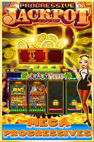 Big Golden Slots :Mega Slots Of Mery Christmas Machines Free!! screenshot 2